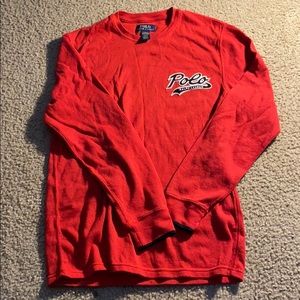 I am selling along sleeved polo shirt